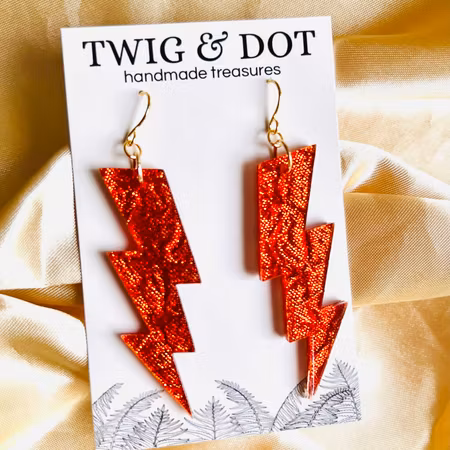 Crushed Amber Lightning