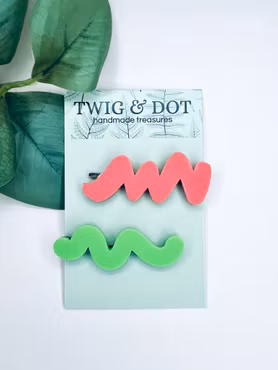 Squiggle & Wiggle Hårspännen