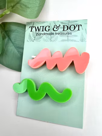 Squiggle & Wiggle Hårspännen