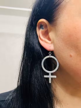 Thin Venus Crazy Silver Glitter