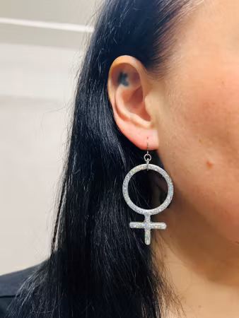 Thin Venus Crazy Silver Glitter