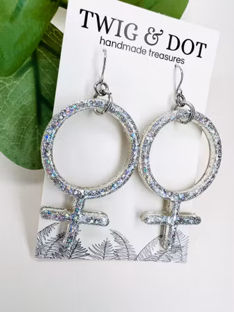 Thin Venus Crazy Silver Glitter