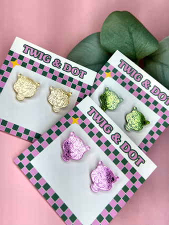 Battle Cat - stiftörhängen