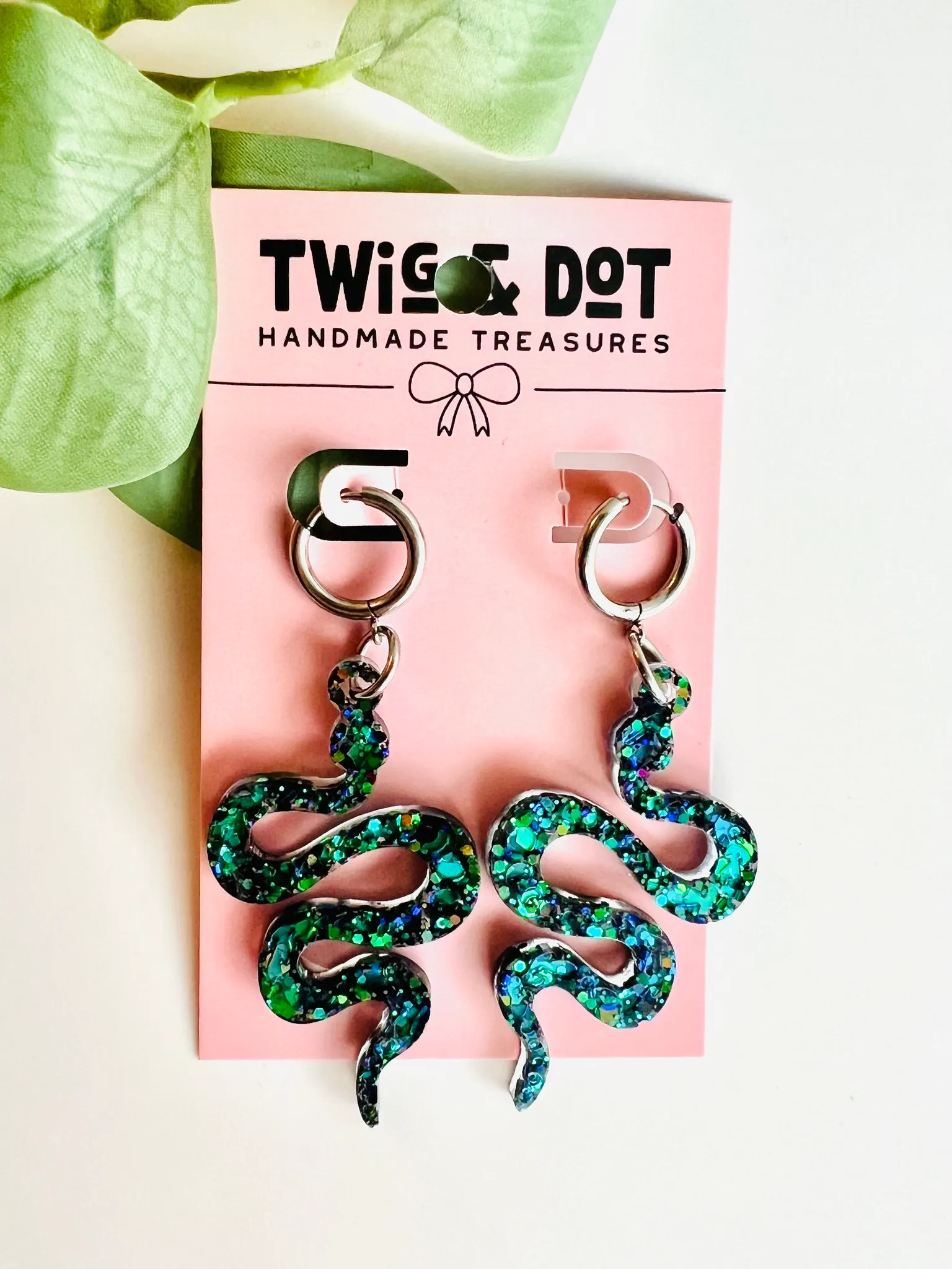 Snakes - Spellbound Green - Twig & Dot