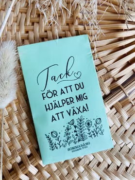 Fröpåse - Tack för att du hjälper mig att växa!