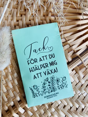 Fröpåse - Tack för att du hjälper mig att växa!