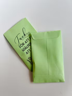 Fröpåse - Tack för att du hjälper mig att växa!