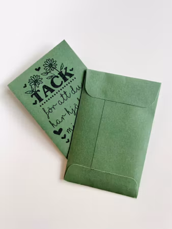 Fröpåse - Tack för att du har hjälpt mig att växa