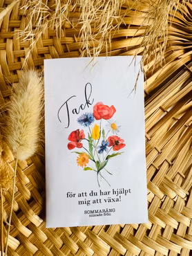 Fröpåse - Tack för att du har hjälpt mig att växa!