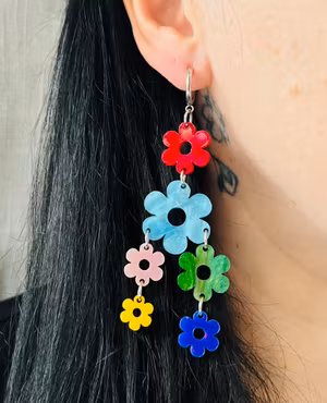 Dripping flowers Rainbow