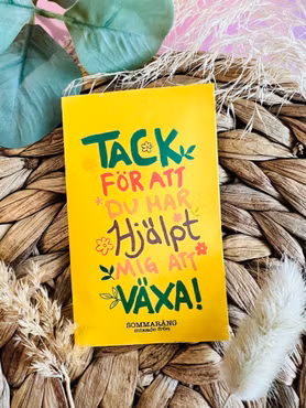 Fröpåse - Tack för att du har hjälpt mig att växa! Gul