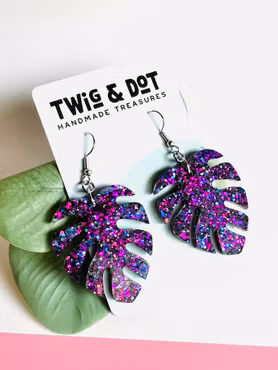 Hey Monstera! Electric purple