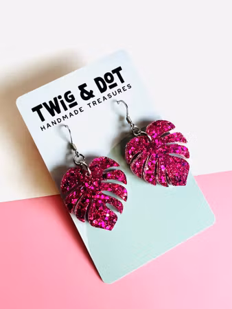 Monstera Electric pink