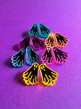 Color Ghost Studs