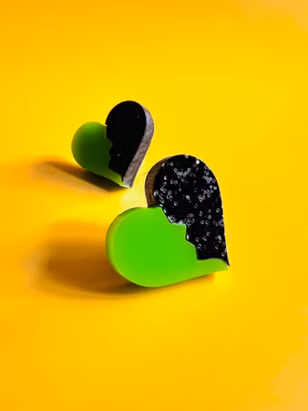 Broken heart Lime & Night chaos