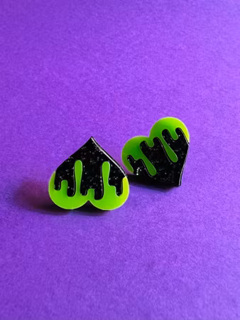 My slimey heart Lime & Night chaos