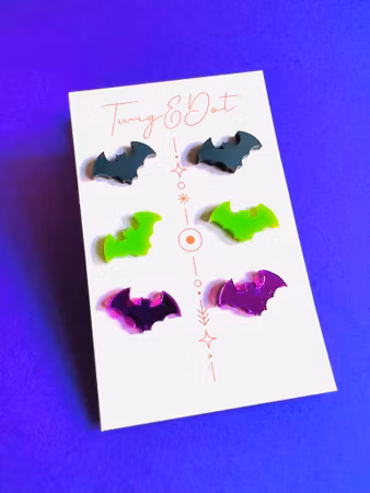 Freakin Bats! Black, Lime & Purple