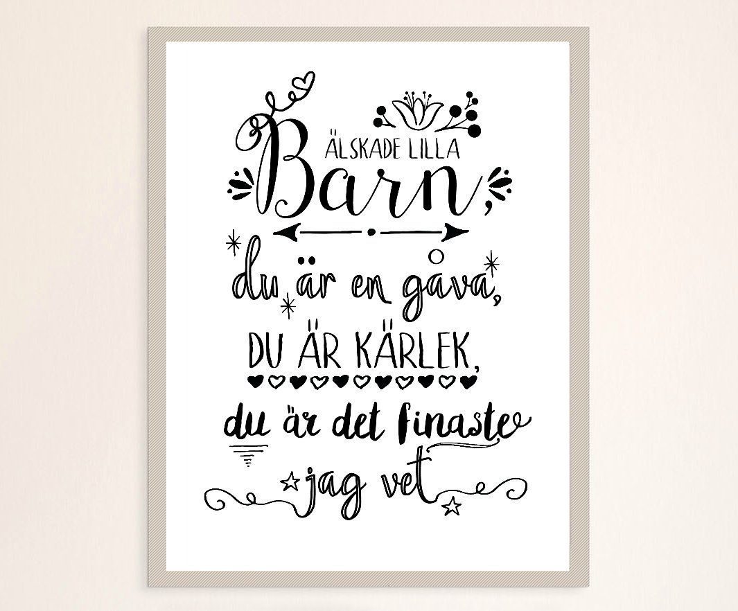 Älskade lilla barn