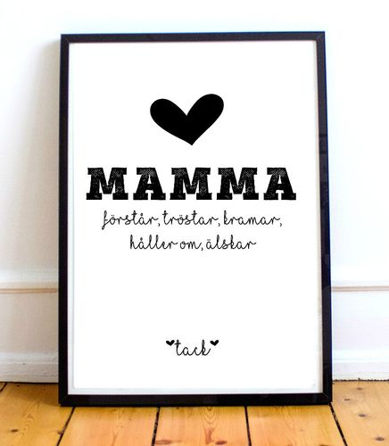 Mamma Förstår, tröstar, kramar