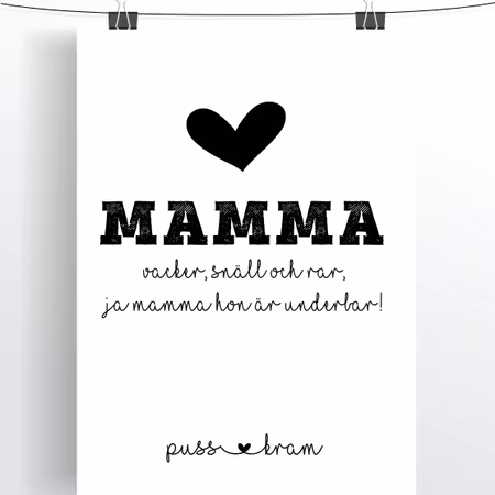 Mamma vacker, snäll och rar