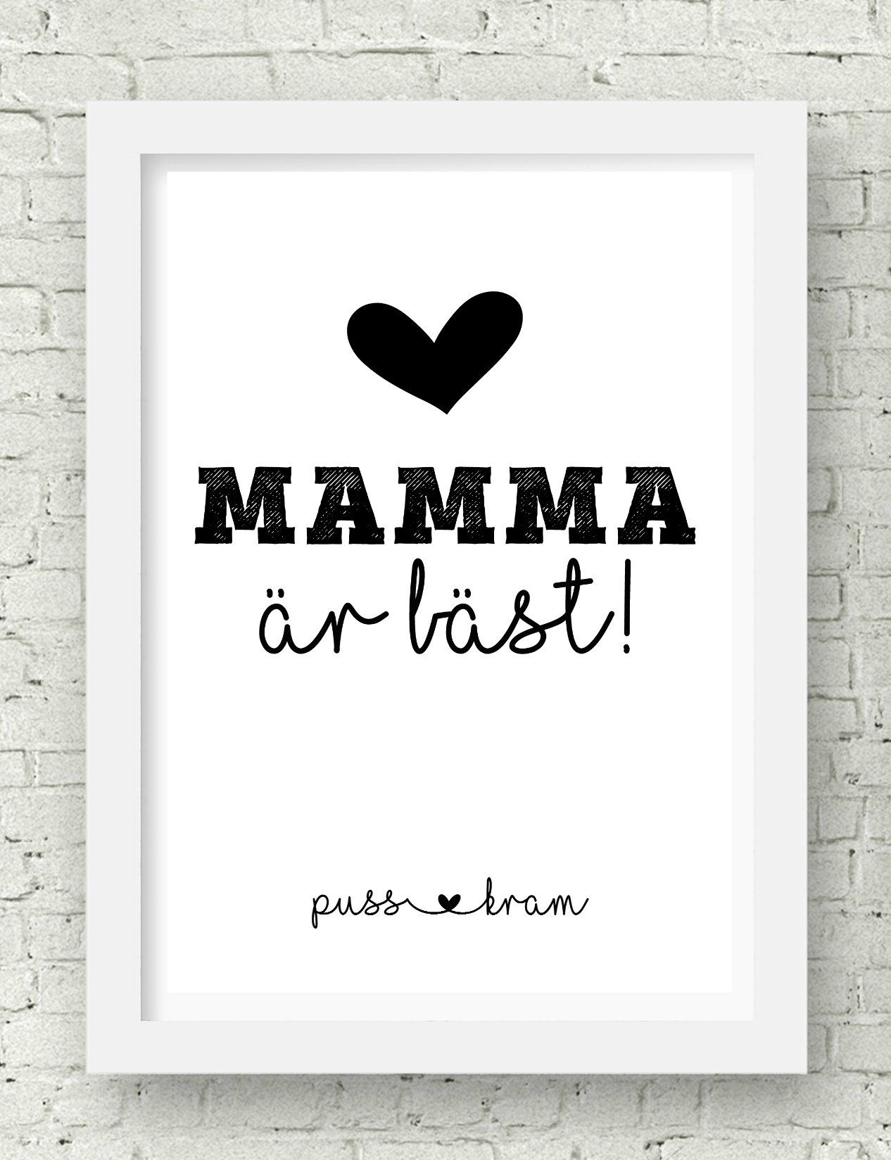 Mamma är bäst - A4