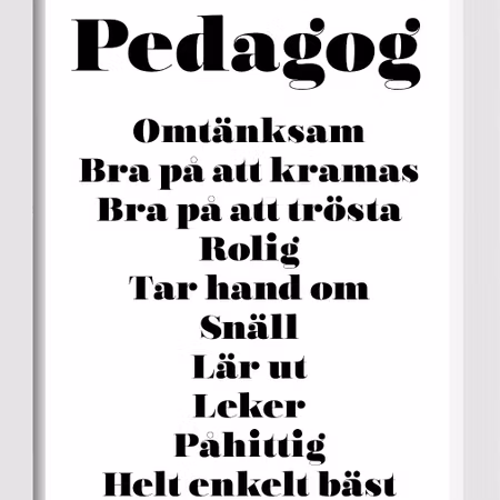 Pedagog - A4