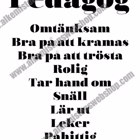 Pedagog - A4