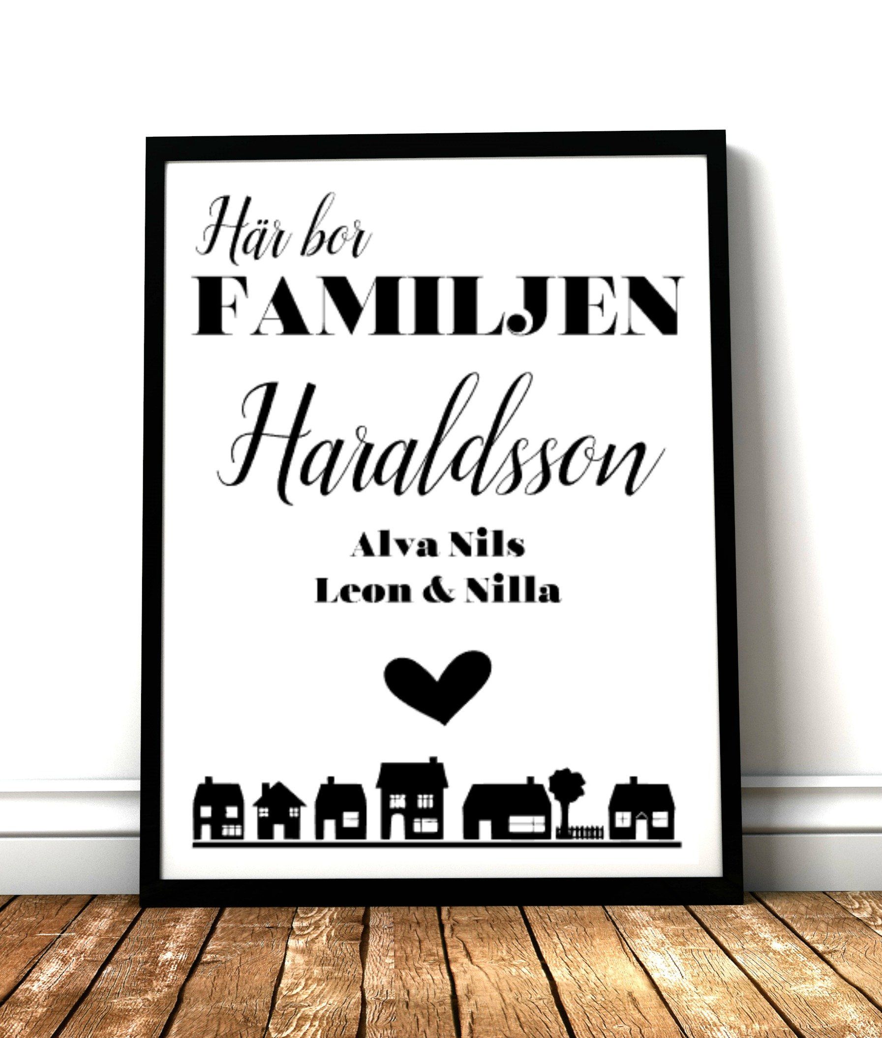Här bor familjen