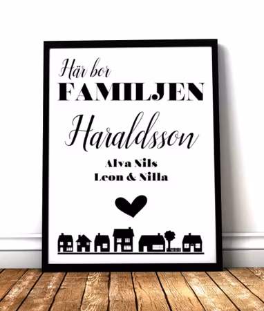 Här bor familjen