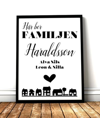 Här bor familjen