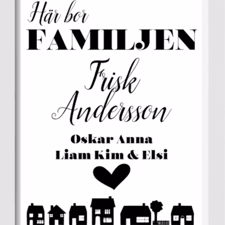 Här bor familjen