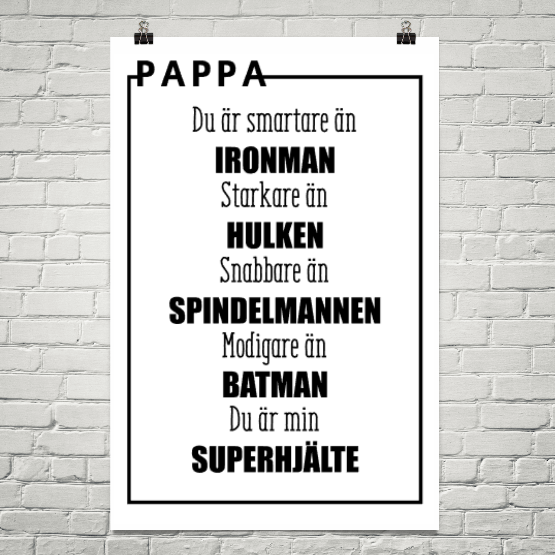 Pappa du är