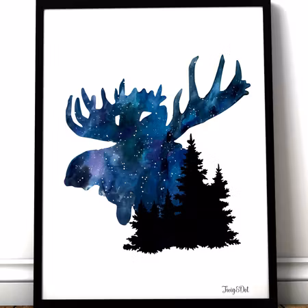 Nightsky, the forest king