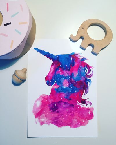 Magic Unicorn Starry Night