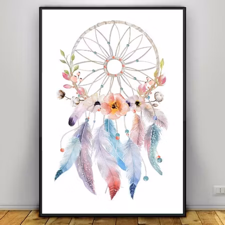 Dreamcatcher flowers & cotton
