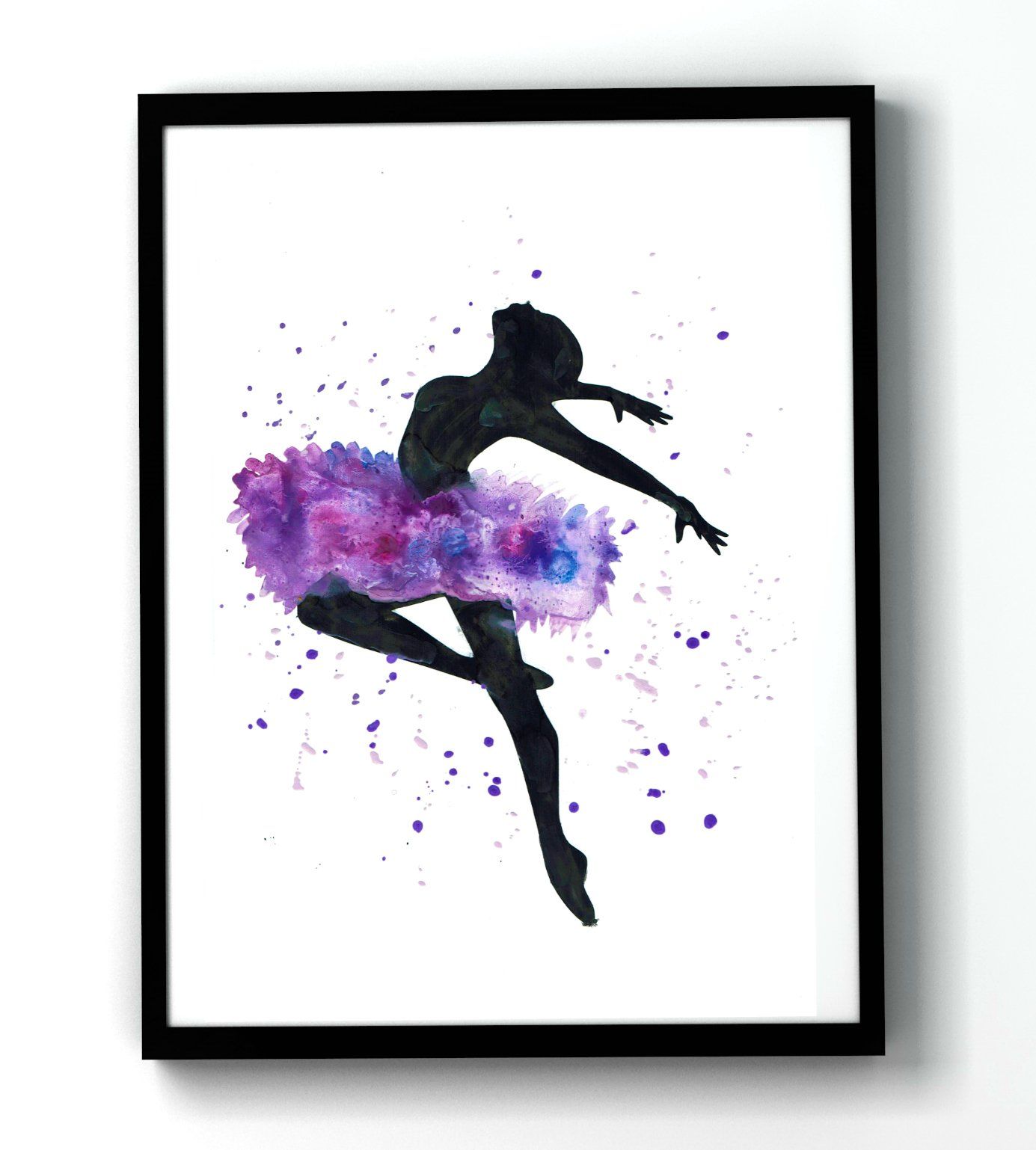 Ballerina in air