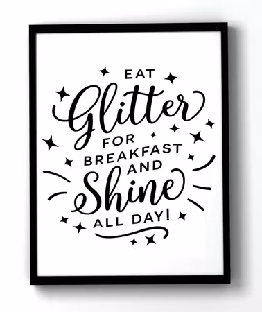 Eat glitter