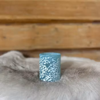 Göms i snö - Ljusblå