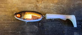 Mini Holger 105g 10cm Lappträsk Red Sucker