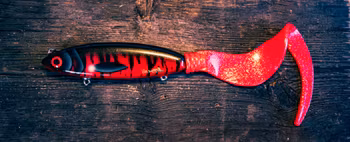 Tornedals Tailen OMEGA 17,5cm ( 45cm ) 215g Roukojärvi Red Devil