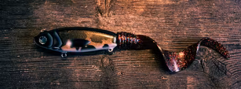 Mieko Tailen 13cm ( 35cm ) 135g Glitter Gösen ( Motor Oil )