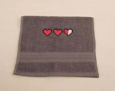 Gästhandduk - Zelda - Pixel Hearts