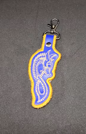 Broderad nyckelring - Celtic Dragon