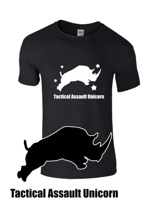 Tactical Assault Unicorn t-shirt