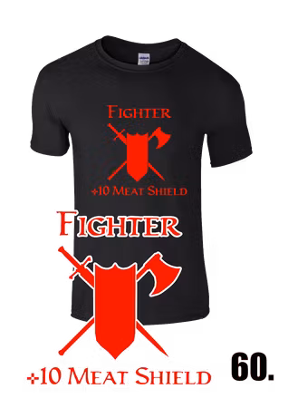 RPG t-shirt - Fighter