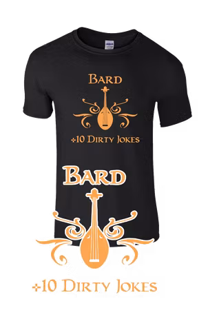 RPG t-shirt - Bard