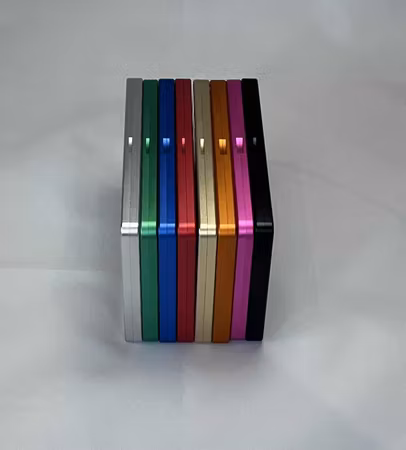 Aluminum skydd till PSA/RaukCards slabs med skyddsglas fram och bak