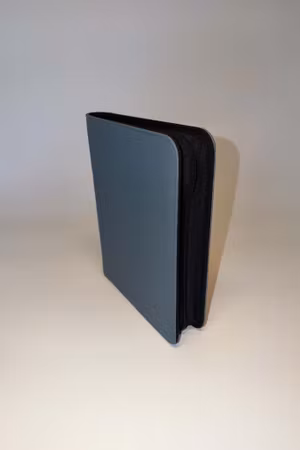 Grå 4-Pocket zip-Binder för 160 kort