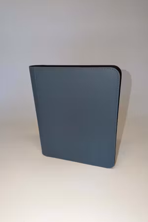 Grå 4-Pocket zip-Binder för 160 kort