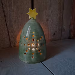 Ljust koppargrön hög modell